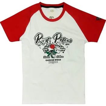 Dámské tričko Dámské tričko Rusty Pistons Rptsw37 Ona white/red - XL / bílá