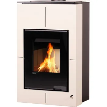 Krbová kamna HS Flamingo Krbová kamna AQUAFLAM VARIO ® SAPORO 11/5kW krémová
