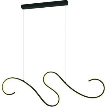 ACA Lighting závěsné svítidlo LED 27W 3000K 1890lm CALISTA černá hliník IP20 110X6XH175CM YL1809LEDPBK