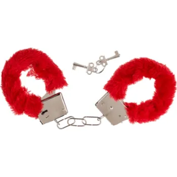 Gadget GiftyCity Plyšová pouta červená