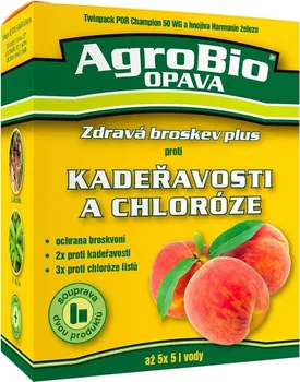 Fungicid AgroBio Opava Zdravá broskev proti kadeřavosti broskvoní 2x 20 g