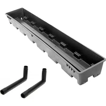 Truhlík Libra truhlík včetně 2x L odtoku (Hydroponický truhlík Libra 100 x 15 x 7,5 cm)