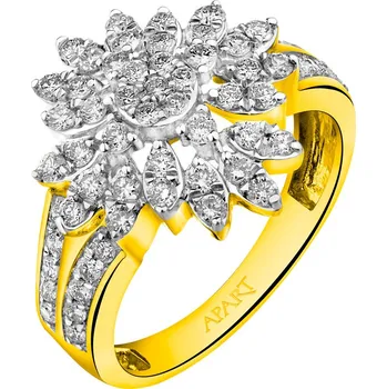 Prsten Zlatý prsten s brilianty - 0,77 ct - ryzost 585 - 219.109