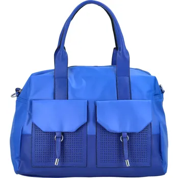 Kabelka Víkendová dámská koženková taška Norma, modrá