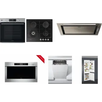 Set domácích spotřebičů WHIRLPOOL OMSK58HU1SX + WHIRLPOOL GOFL 629/NB + WHIRLPOOL WCT3 64 FLB X + WHIRLPOOL AMW 423/IX + WHIRLPOOL WSIC 3M27 C + WHIRLPOOL ART 66112