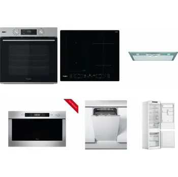 Set domácích spotřebičů WHIRLPOOL OMSK58HU1SX + WHIRLPOOL WL B8160 NE + WHIRLPOOL AKR 650/1 IX + WHIRLPOOL AMW 423/IX + WHIRLPOOL WSIC 3M27 C + WHIRLPOOL WHC18 T311