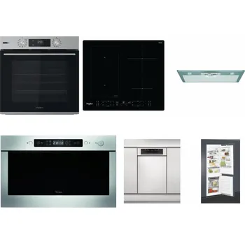 Set domácích spotřebičů WHIRLPOOL OMSK58HU1SX + WHIRLPOOL WL B8160 NE + WHIRLPOOL AKR 650/1 IX + WHIRLPOOL AMW 439 IX + WHIRLPOOL WSBO 3O34 PF X + WHIRLPOOL ART 65031