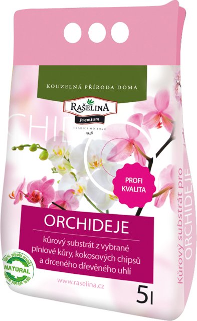 Rašelina Soběslav Premium kůrový substrát pro orchideje 5 l od 75 Kč ...