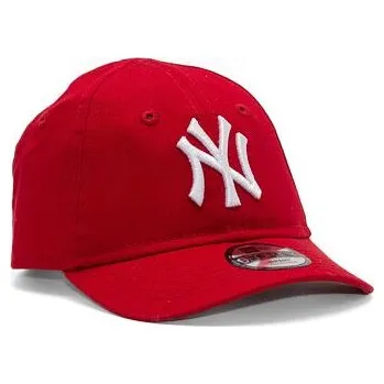 Pokrývka hlavy Dětská Kšiltovka New Era - MLB Essential 9FORTY - NY Yankees - Scarlet / White dětské kšiltovky Infant (48-50 cm)