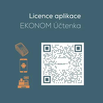 Pokladní software Pokladní EET aplikace EKONOM Účtenka Licence: Roční, Rozšíření Gastro: Ne, Rozšíření Plus: Ne