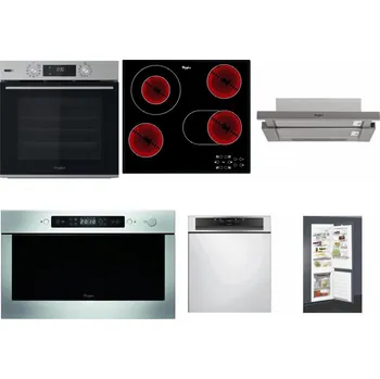 Domácí spotřebič WHIRLPOOL OMSK58HU1SX + WHIRLPOOL AKT 8190/BA + WHIRLPOOL AKR 5390/1 IX + WHIRLPOOL AMW 439 IX + WHIRLPOOL WBC 3C34 PF X + WHIRLPOOL ART 65031