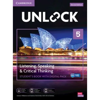 Anglický jazyk Unlock Level 5 Listening, Speaking and Critical Thinking Student's Book with Digital Pack – Jessica Williams,Sabina Ostrowska (EN)