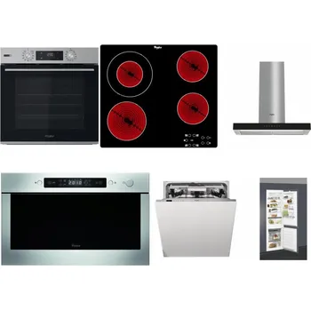 Set domácích spotřebičů WHIRLPOOL OMSK58HU1SX + WHIRLPOOL AKT 8130/NE + WHIRLPOOL WHBS 62F LT K + WHIRLPOOL AMW 439 IX + WHIRLPOOL WIO 3O540 PELG + WHIRLPOOL ART 66112