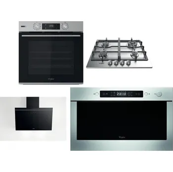 Set domácích spotřebičů WHIRLPOOL OMSK58HU1SX + WHIRLPOOL TKRL 661 IX EU + WHIRLPOOL AKR 62F LT K + WHIRLPOOL AMW 439 IX