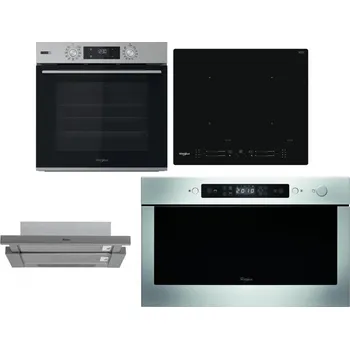 Set domácích spotřebičů WHIRLPOOL OMSK58HU1SX + WHIRLPOOL WL S7260 NE + WHIRLPOOL AKR 749/1 IX + WHIRLPOOL AMW 439 IX