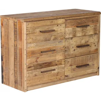Komoda Dřevěná komoda Sacramento recyklovaná borovice