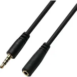 Kabel GoGEN JACK200FM03 prodlužovací 3,5mm jack, 4 pólový, 2m - černý