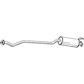 Výfukový systém Střední tlumič výfuku BOSAL 287-441