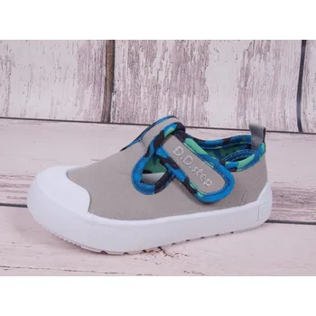 Chlapecké tenisky D.D.step Plátěnky sandálky tenisky D.D. step CSB-331A šedé s maskáčovým lemem velikost: 20