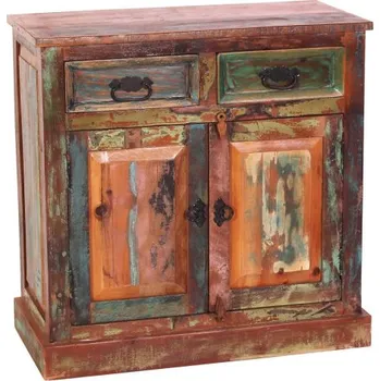 Příborník do zásuvky Barevný starožitný příborník z recyklovaného dřeva Openwater