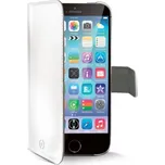 Pouzdro na mobil flipové Celly WALLY pro iPhone 6 - bílé