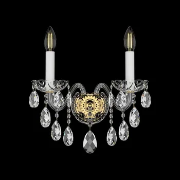 Nástěnné svítidlo Nástěnné svítidlo křišťálové EN101201ELPB, Varianta Zlaté