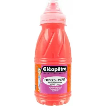 Olejová barva Cleopatre Akrylová barva CLEOPATRE 250 ml KARMÍNOVÁ