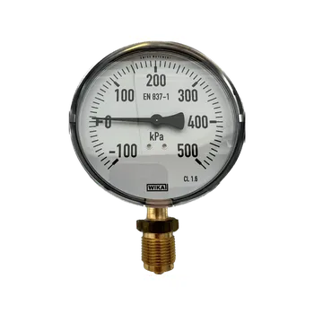 Manovakuometr (manometr) - 111.10.100 -100/+500 kPa WIKA