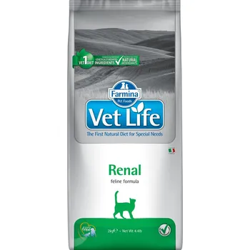 Krmivo pro kočku 3×2 kg Farmina Vet Life Renal Feline granule pro kočky výhodné balení