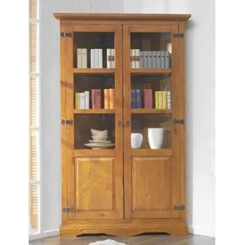 Vinotéka Rohová vitrína masivní borovice Glory