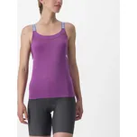 CASTELLI Cyklistický dres bez rukávů - BAVETTE LADY - fialová L