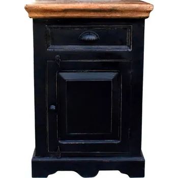 Koupelnový nábytek Černá skříňka do koupelny Sicilia