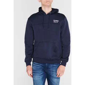 Pánská mikina pánská mikina LEE COOPER hood - NAVY - 2XL (Lee Cooper Hoodie Mens)