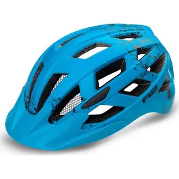 Cyklistická přilba R2 helma LUMEN JUNIOR matná modrá, černá