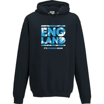 Pánská mikina pánská mikina ENGLAND - NAVY - 3XL (Classicos de Futebol England Fan Hoodie)