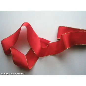 Stuha mašle červená 4cm