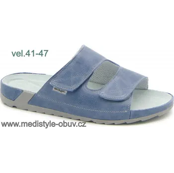 Dámská zdravotní obuv MEDISTYLE VILÉM 5V-J19/1 pantofel sv. modrý, --- - 47