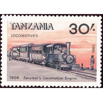 Sběratelství Tanzania - Michel č. 285 - 30 Sh - lokomotiva