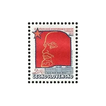 Poštovní známka 70. výročí VI. všeruské konference SDDSR v Praze - čistá - č. 2519