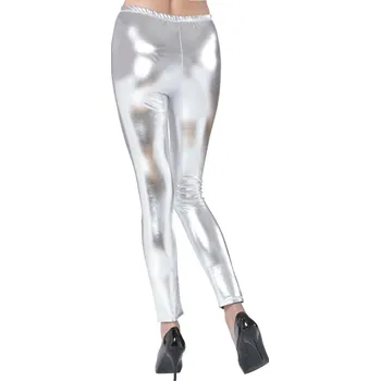 Dámské legíny Dámské stříbrné legíny - S/M