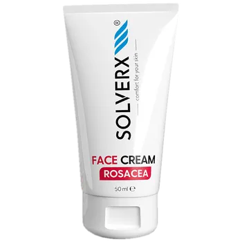Pleťový krém Solverx Rosacea Face Cream pro pleť s výskytem růžovky 50 ml