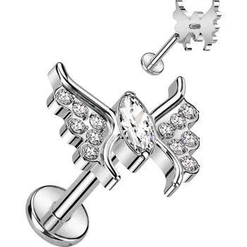 Piercing Šperky4U Piercing do brady - labreta TITAN - TIT1282-1208