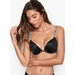 Victoria's Secret dámská push up podprsenka Bombshell černá s kamínky 75C
