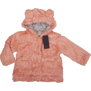 Emoi dívčí meruňková teplá bunda s kapucí Velikost: 98
