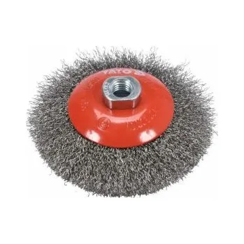 Brusný kotouč Kartáč drátěný nerezový do úhlové brusky boční M14 x 125 mm INOX