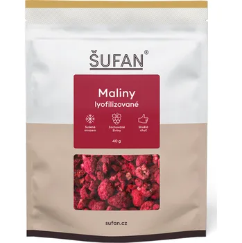 ŠUFAN s.r.o. Maliny lyofilizované - 40 g