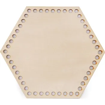 Dřevěné dno pro výrobu košíků Ø20 cm - šestihran