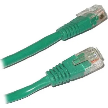 Počítač XtendLan Patch kabel Cat 5e UTP 10m - zelený