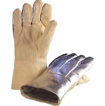 Pracovní rukavice Rukavice na vysoké teploty Mefisto 5p do 600°C - stříbrné