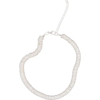Řetízek B-TOP Módní řetízek na nohu z přírodních mušlí - bílá